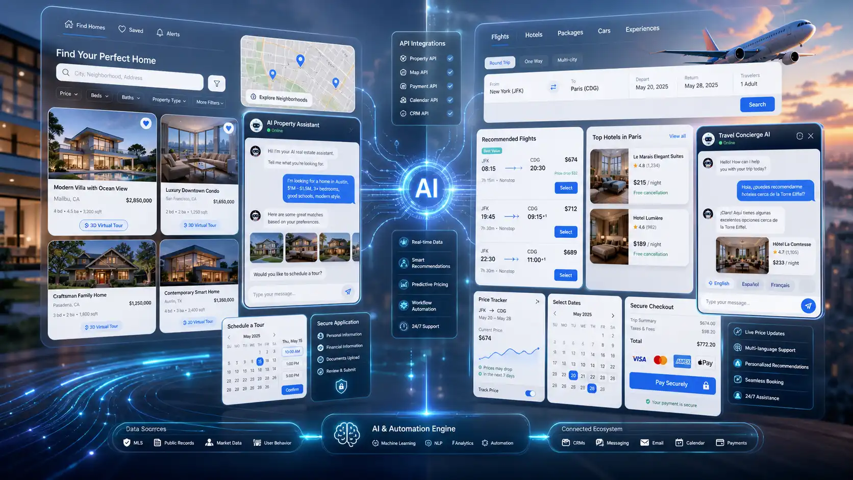 Automating Bookings AI Chatbot Solutions for the Travel and Real Estate Sectors